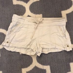Cream colored shorts